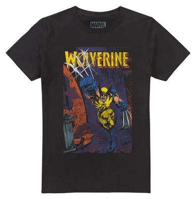 Image de T-shirt "Backstreet Strike" pour homme/femme, modèle unie, Wolverine, référence TV36734 (taille L), couleur noire