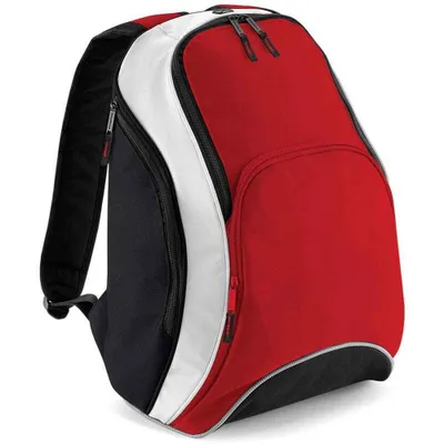 Produktbild von Bagbase - Rucksack "Teamwear" PC5761 (Einheitsgröße) (Rot/Schwarz)