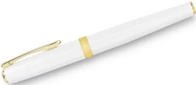 Produktbild von Füllhalter Excellence A2 weiß Perlmutt weiß 14kt EF