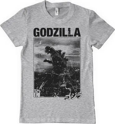 Produktbild von Godzilla Vintage T-Shirt - X-Large - HeatherGrey