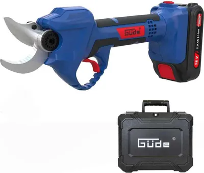 Produktbild von GÜDE Akku Astschere ASC 18-201-05 K mit Akku 2.0 Ah, Ladegerät,
