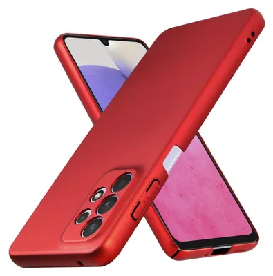 Produktbild von Cadorabo Hülle für Samsung Galaxy A33 5G Schutzhülle in Rot Hard Case Handy Hülle Etui