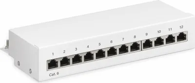 Produktbild von Goobay 62070, RJ45, Cat6, S/UTP (STP), 22/26, Weiß, 1U