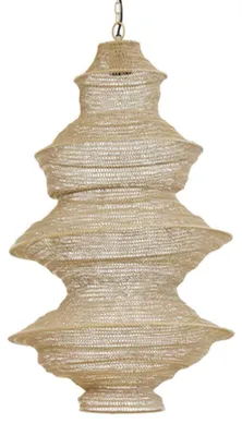 Zdjęcie produktu dla Light & Living - lampa wisząca - Nakisha - brązowy - metal - Ø 40cm - E27 - 2973843