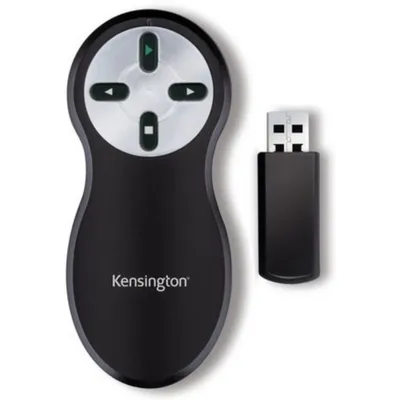 Zdjęcie produktu dla Kensington Prezentery bezprzewodowe, rozwiązanie bez lasera, RF, USB, 20 m, Czarny