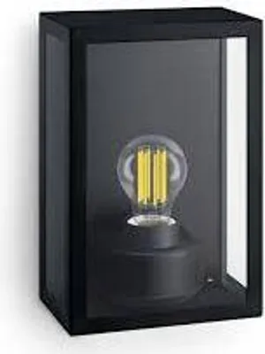 Immagine prodotto di Lampada da parete per esterni ALZOR E27 IP44 nero Philips