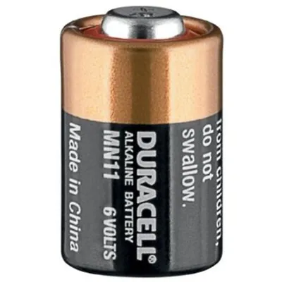 Produktbild von Duracell MN11, Alkali, Zylindrische, 6 V, Schwarz, Orange