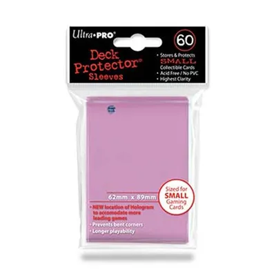 Produktbild von Ultra Pro - Rosa Protektor klein (60)
