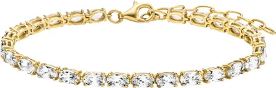 Produktbild von Julie Julsen Armband 925/- Sterling Silber 19,5cm gold Zirkonia 148260019