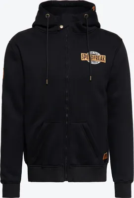 Produktbild von KING KEROSIN Outdoor Sweatjacke Mit Herausnehmbarem Softshell-Innenfutter K.k. Adventure Gear - Speedfreak Schwarz S