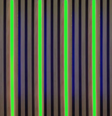 Produktbild von 3729 LED Leuchte Kunststoff Schiene 4x150cm Netzteil Grün