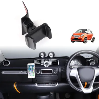 Immagine prodotto di Supporto per telefono per auto, compatibile con Smart 451 Fortwo, modelli dal 2010 al 2015
