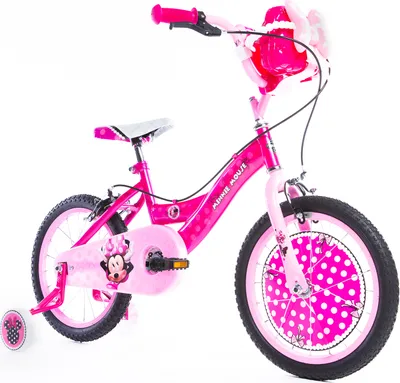 Produktbild von Huffy Disney Minnie 16 Zoll Fahrrad,  Kinderfahrrad,  Mädchenfahrrad, 5 bis 7 Jahre, Pink
