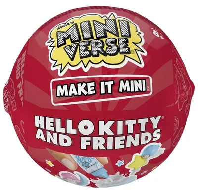 Obrázek produktu pro Miniverse Make It Mini SANRIO Hello Kitty Series 4, 8 rok/roky, Vícebarevný, Plast