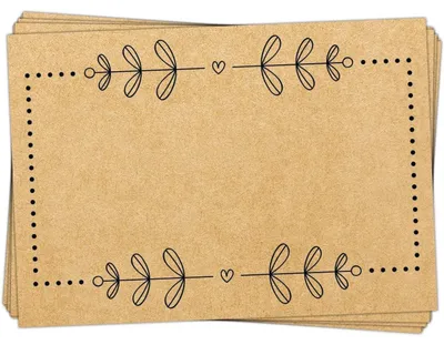 Produktbild von 25 Aufkleber in Kraftpapier-Optik zum Beschriften braun schwarz