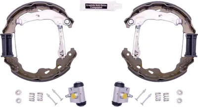 Produktbild von HELLA Bremsensatz Trommelbremse Hinten für TOYOTA AYGO (WNB1, KGB1) 8DB 355 004-991