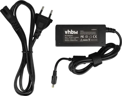 Produktbild von vhbw Netzteil kompatibel mit Acer Aspire One AOA110-1626, AOA110-1588, AOA110-1295, AOA110-1283, AOA110-1137, AOA110-1041 Notebook - 200 cm, 30 W