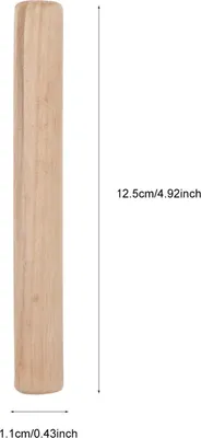 Produktbild von Angels TEHAUX 1 Tasche aus Holz fÃ1/4r Bastelarbeiten, Pflanzenstämme, ohne Enden, rustikales Feldhaus, Holzstäbe, Deko-Stäbe, handgefertigt, 12 x 5 StÃ1/4ck uni 2170-99-10771