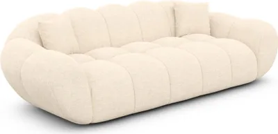 Produktbild von Strukturstoff 3-Sitzer Couch Liva Creme