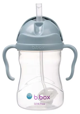 Productafbeelding van B.Box beker met rietje, blauw