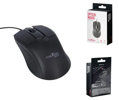 Immagine prodotto di Mouse ottico a filo MAXLIFE MXHM-01 nero