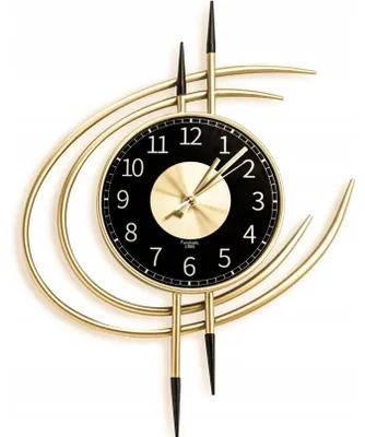 Zdjęcie produktu dla Zegar Ścienny Retro Loft Rzymski 3D Duży Cichy Metalowy Nowoczesny 54CM