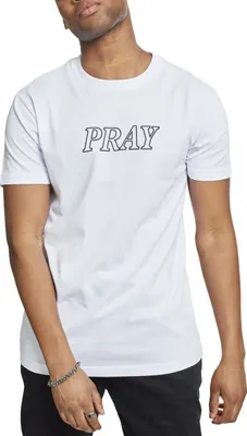 Produktbild von Mister Tee Shirt - PRAY HANDS weiß - S