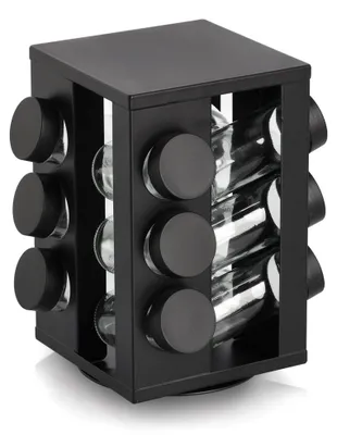 Zdjęcie produktu dla Zestaw przyprawników Zeller NERO LBH 14x14x22,50 cm czarny
