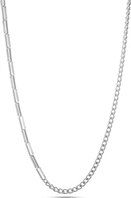Produktbild von Stylische Herrenkette aus Stahl MLJ440