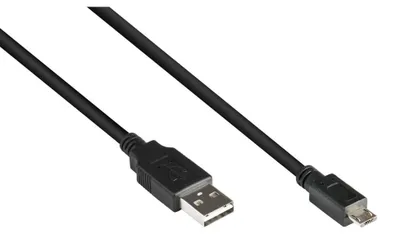 Image de Good Connections USB2.0 Kabel EASY A-Micro B schw. 3m
