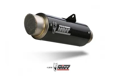 Produktbild von Mivv SPORT Schalldämpfer GPpro SLIP-ON Carbon für KTM 125 DUKE BJ 2017 >