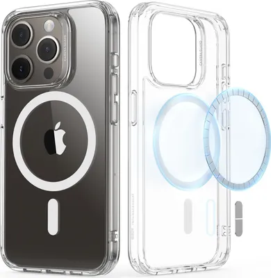 Image de ESR Classic Hybrid HaloLock Cover pour - iPhone 15 Pro Max - Transparent
