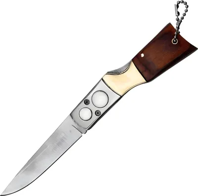 Zdjęcie produktu dla Składany nóż outdoorowy B107 - Brązowy/Srebrny KP39435