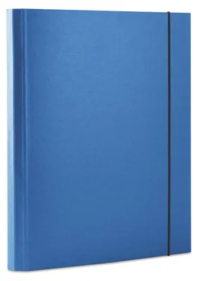 Image de Classeur à soufflet A4, 30 mm, avec élastique, couleur bleu