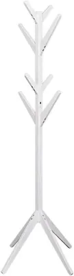 Imagen del producto de Perchero de pared, perchero independiente, perchero de madera, diseño minimalista, forma de árbol, ideal para dormitorio, oficina o pasillo. (Color: C, Talla: )