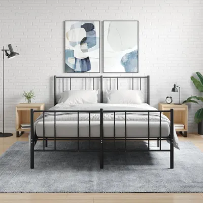 Obrázek produktu pro vidaXL Noční stolky 2 ks Sonoma dub 40x35x50 cm výrobek z odvozeného dřeva
