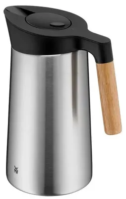 Produktbild von WMF 32.0101.7951, Karaffe, 0,6 l, Schwarz, Edelstahl, Edelstahl, Kunststoff, 12 h