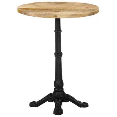 Obrázek produktu pro vidaXL Bistro stůl Ø60x76 cm Drsné mangové dřevo