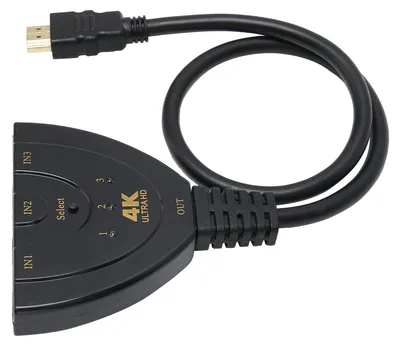 Zdjęcie produktu dla HighDefinition Multimedia Interface 4K Switcher 3 In 1 Out 4Kx2K Splitter Kabel Splitter