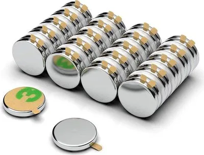 Produktbild von Starke Neodym Magnete selbstklebend 20x10x1mm Rechteckig Set