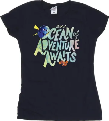 Produktbild von Disney - "Finding Dory Ocean Of Adventure" T-Shirt für Damen BI20189 (XL) (Marineblau)