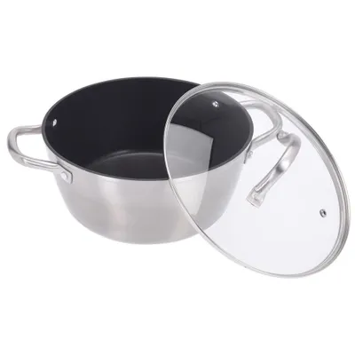 Produktbild von ORION Topf / Kochtopf WAVE 24 cm 5l ILAG non-stick ECO FRIENDLY für Gasherd Induktion
