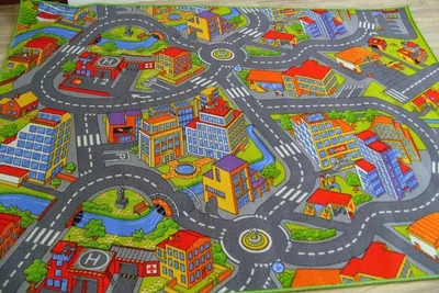 Obrázek produktu pro Dětský koberec SMART CITY (200x200 cm )