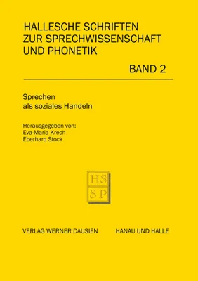 Produktbild von Sprechen als soziales Handeln
