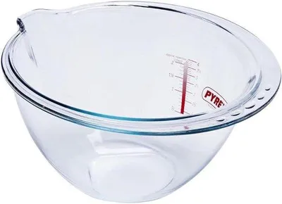 Produktbild von Famanu Schüssel 4L aus Borosilikatglas - Transparent, 28 cm