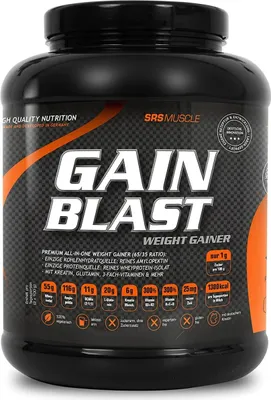 Produktbild von SRS Nutrition Gain Blast - 3000g-Dose Schoko