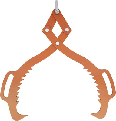 Produktbild von Holzhebezange - Rundholz-Greifzange - Tragfähigkeit 700 kg - Öffnung 0–53 cm - Stahl - Gewicht 4,5 kg - Orange