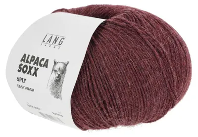 Produktbild von Lang Yarns - Alpaca Soxx 6-fach/6-PLY 0062 weinrot melange