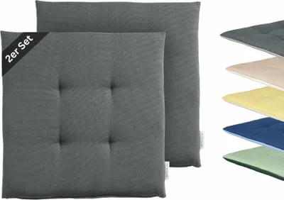 Produktbild von TOM TAILOR Outdoor Sitzkissen DOVE CHAIRPAD Grau 40 x 40 cm