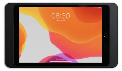 Produktbild von Dame Wall Tablethalterung für iPad mini 7.9' schwarz eloxiert